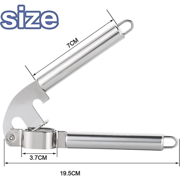 Professionel hvidløgspresser i rustfrit stål til køkkenet