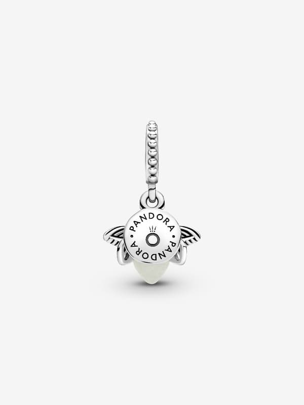 Pandora - Selvlysende Ildflue Dingle Charm - Sterlingsølv