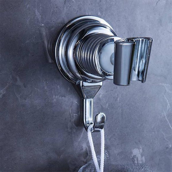 Sugkopp Duschhuvudhållare, Borrfri Justerbar Handhållen Duschhuvud Väggfäste Hängare Medkrok För Badrum Toalett Bidet Sprayer(1p