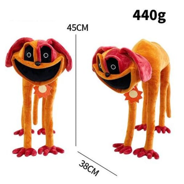 Smilende Critters plysjleker, 45 cm søt hundedag plysjleke, smilende critters hundedag plysjleke, påske- og bursdagsgaver til gutter, jenter og spillfans Dog