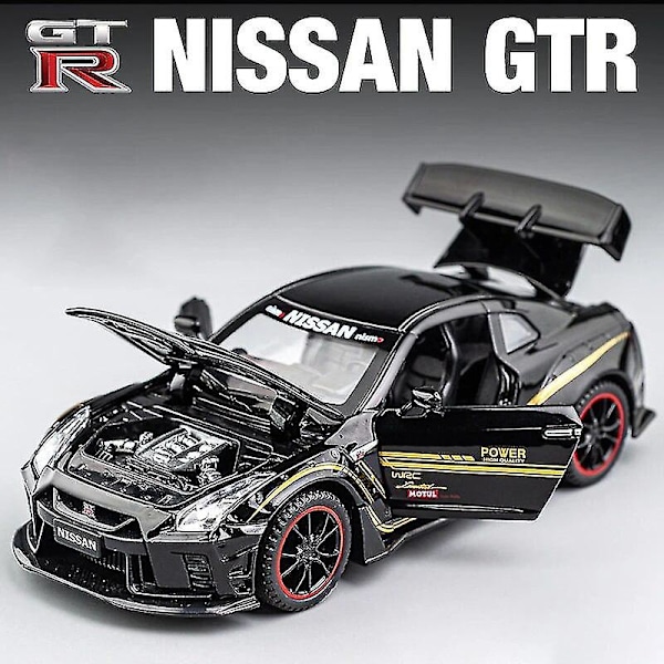 Ny 1:36 Nissan Gtr Gt-r R35 Legering Bilmodell Diecasts & Leksaksbilar Leksaksbilar Barnleksaker För Barnpresenter Pojk Leksak