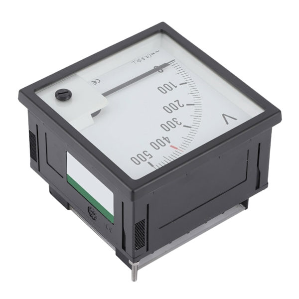 Voltmeter Voltmeter Rektangulær Berøringsskala AC 0‑500V Båtkabin Instrumentpanel