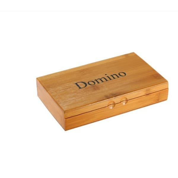 Dominopeli | Ylelliset dominot puukotelossa lapsille ja aikuisille