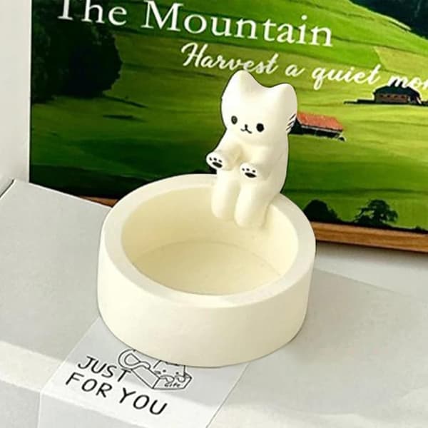 Kat Tealight Holdere - Søde Kat Lys Gaver