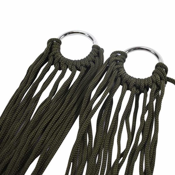 Overlevelseshængekøje til camping, mini nylon overlevelseshængekøje til militærrejser, afslapning, have