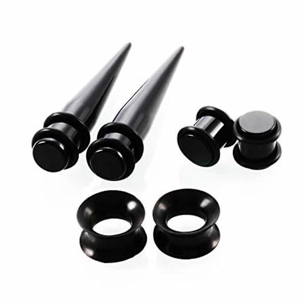 Punk Tapers Kit Plugs Stretching Set Tunnel Ears Expansion 50 Stk