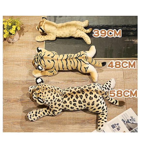 Gepard plysjleketøy leopard plysjleker gave til jenter gutter 39cm Leopard