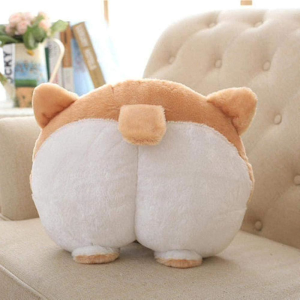 Pehmolelut Pentu Söpö Corgi Peppu Niskatuki Tyyny Matkatyyny Lemmikkityynyt Täytetyt Lelut Lahjat  (hs)
