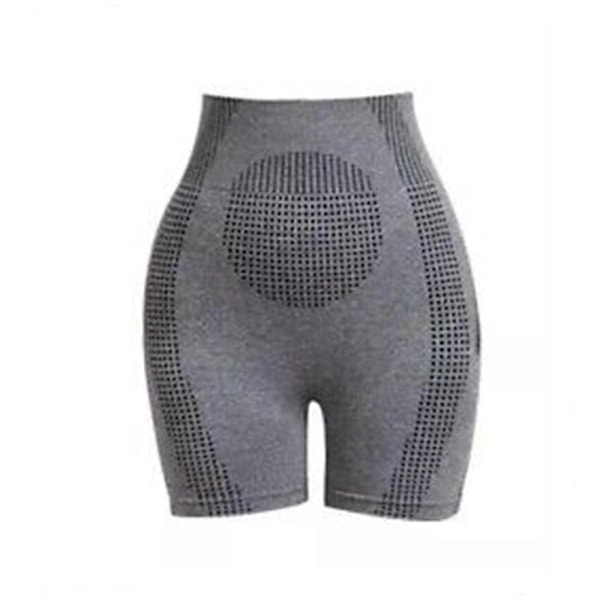 Nye MicroVibration Massage Modul Is Silke Ion Fiber Reparation Formende Shorts grey L