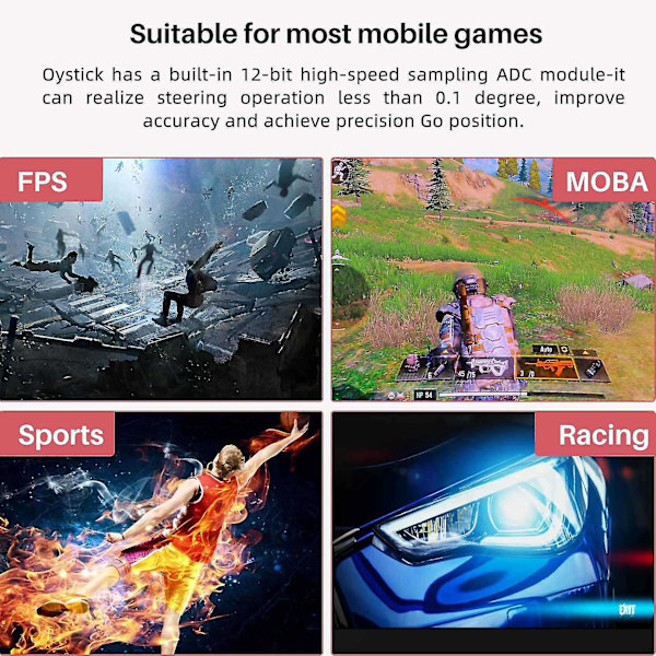 For Pubg Game Controller Gamepad Telefon Controller Joystick For Med Ladestrøm For Cf Controller Hy