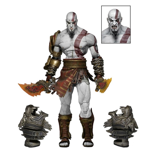 Neca God Of War 3 Ultimate Kratos Actionfigur Samleobjekt Modellleker Premium Design Og Tilbehør