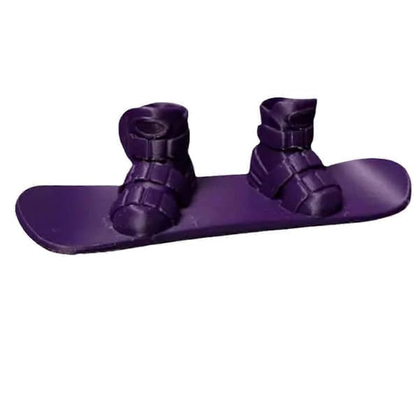 Mini Finger Snowboard, 3D-printet Finger Snow Board, Mini Skateboard Snow Board til Finger, Mini Sk
