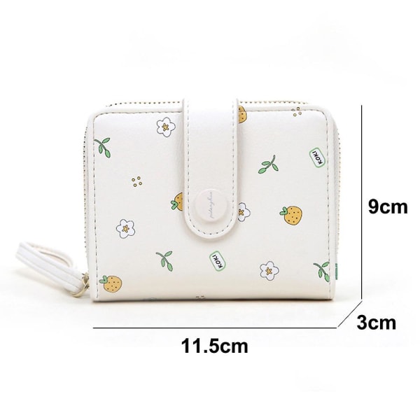 Small Wallets For Women, Ladies Cute Zipper Purses Credit Card Holders Style1