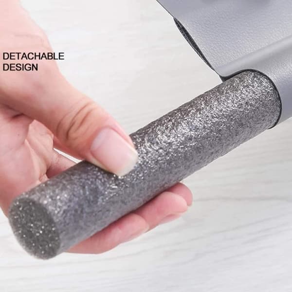 Flexibelt dörrstopp dubbeldörrhållare 93cm Hem Ljudisolerat Damm