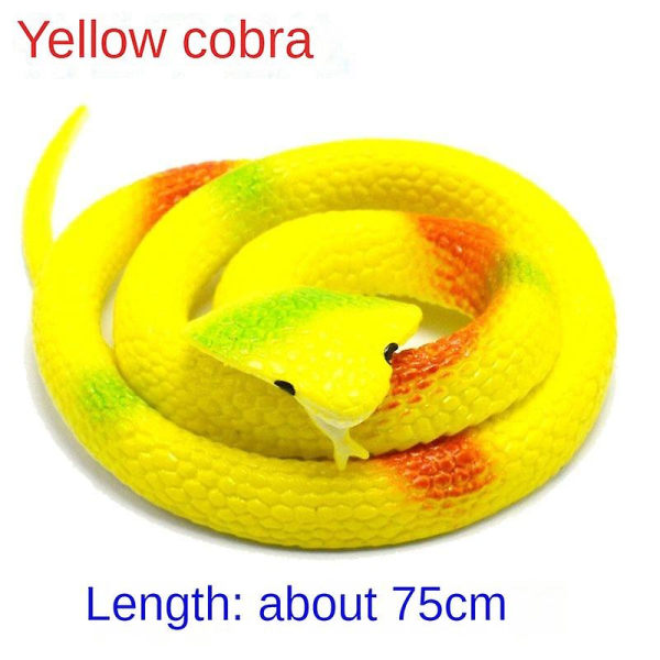 75 cm gummislanger Realistisk trikseleke Små slanger Simulering Snake Whimsy 2024 C