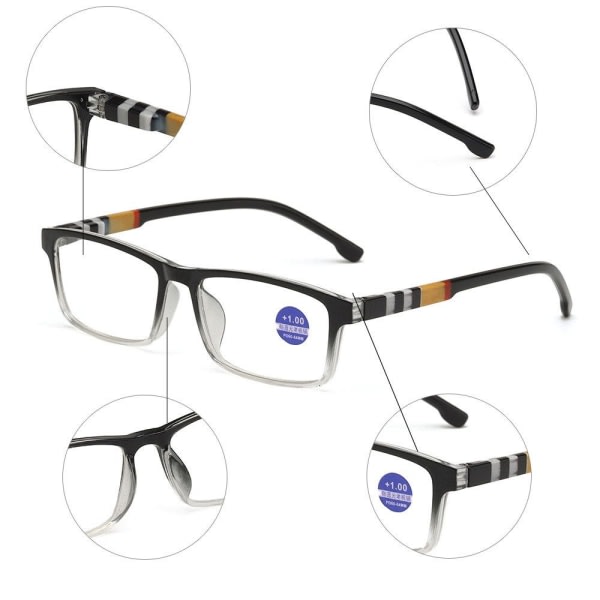 Læsebriller Briller black Strength 250