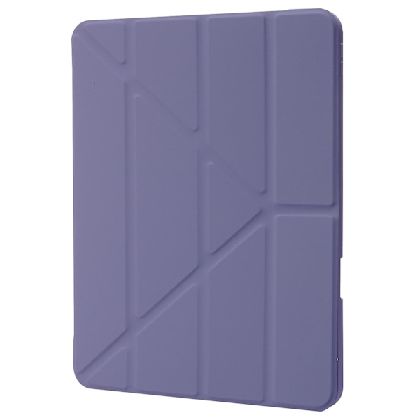 Fodral till iPad Pro 13 (2024) Origami Ställ Läder Tabletskydd med Auto Wake / Sleep - Lila Multicolor Purple