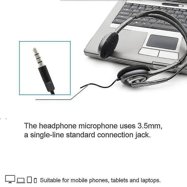 Logitech H111 3,5 mm stik Musik Stemme Stereo Headset