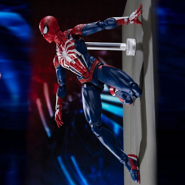 Spider-Man actionfigur - Leddelt krop, flere udskiftelige kropstilbehør - Samleobjekt modellegetøj - Gave til Spider-Man-fans