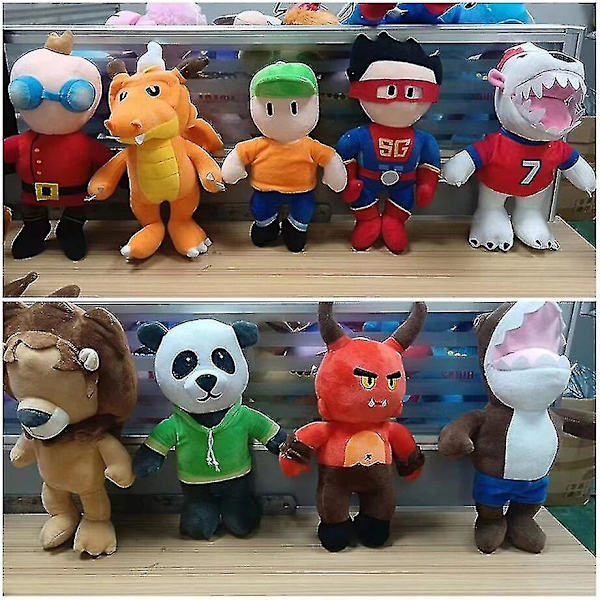 30cm Stumble Guys Plyschleksaker Kawaii Anime Plysch Söt Mjuk Plyschdjur Leksak Mjuk Dockkuddar Barn Födelsedagspresenter 30Cm