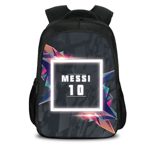 16 tommer fodbold Messi 10 3d print børneskole tasker ortopædiske rygsæk børn skole drenge piger Mochila tegneserie taske style 2