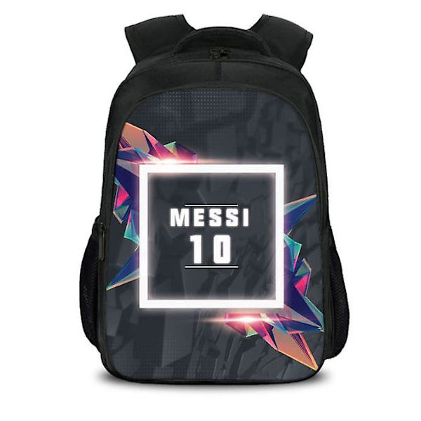 16 tum fotboll Messi 10 3d tryck barn skolväskor ortopedisk ryggsäck barn skolpojkar flickor Mochila tecknad väska style 11
