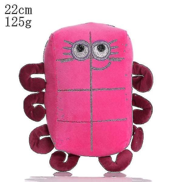 Numberblocks Plyschdocka Digital Byggkloss Leksak 5