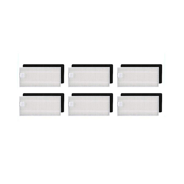 6-pak Hepa-filter til Ecovacs Deebot N79 N79s støvsugerdele
