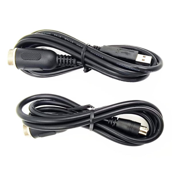 2stk DIN6(1stk)+USB(1stk)kabeltilpasning for Thrustmaster Th8a Connection Fit Tssh Tssh+/ Present (best)