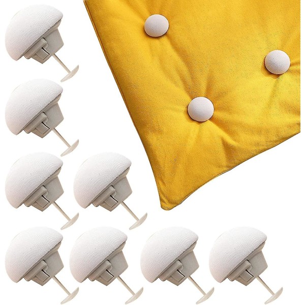 Täckehållare, påslakannålar med knappar - Halkfritt cover Täckeklämmor Fästelement för täcke, kuddar, gardiner