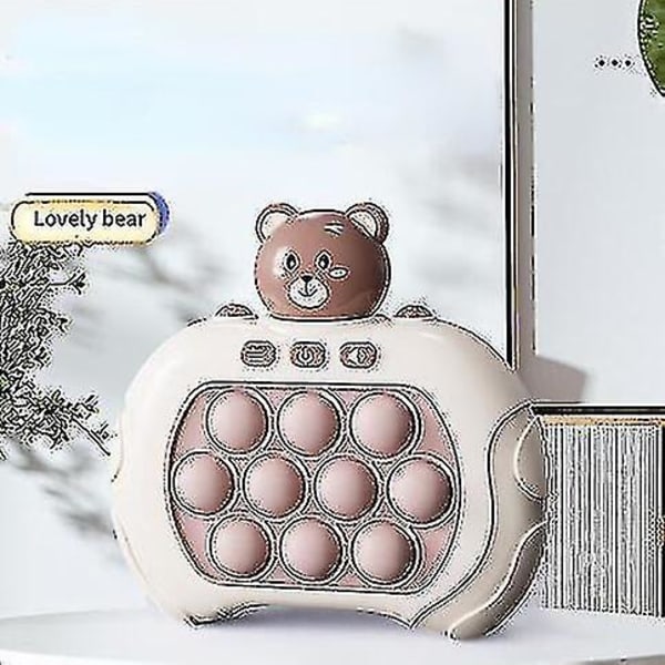 Avlastning Genombrott Pussel Pop Spelmaskin Nyhet Leksak Födelsedagspresent bear brown