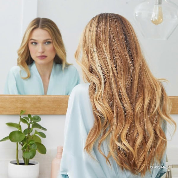 Kitsch Satin Heatless Curling Set - Hårruller for varmefrie krøller | Varmefrie hårruller & varmevalser | Hårruller å sove i | Varmefrie krøller Malibu