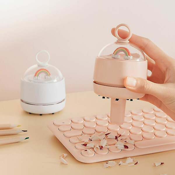 Bärbar USB-tangentbordsdammsugare, Mini skrivbordsdammsugare grön