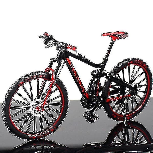 Mini 1:10 Legering Cykel Skala Modell Dasktop Simulering Prydnad Finger Mountainbikes Leksak