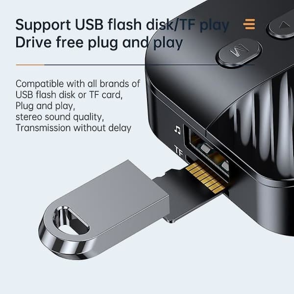 Bluetooth-vastaanotin Audio Car Wireless Bluetooth Audio Adapter (FMY)