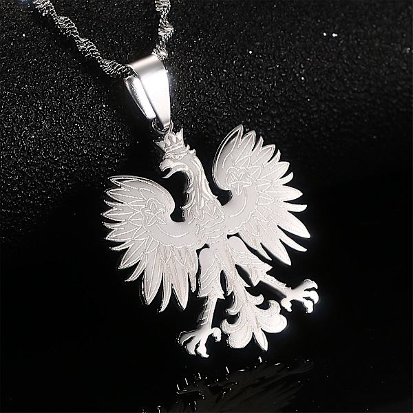 Polen Symbol Örn Hänge Halsband Polska Polacker Smycken För Kvinnor