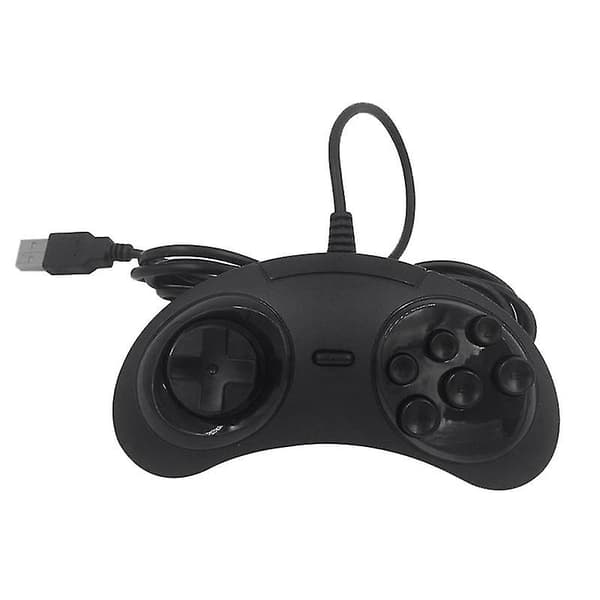Usb Gamepad Game Controller 6 Knappar För Usb Gaming Joystick Hållare För Pc Drive Gamepads Hy