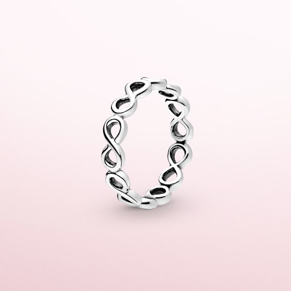 Pandora - Infinite Light Ring - Sterling Sølv Circumference: 58mm