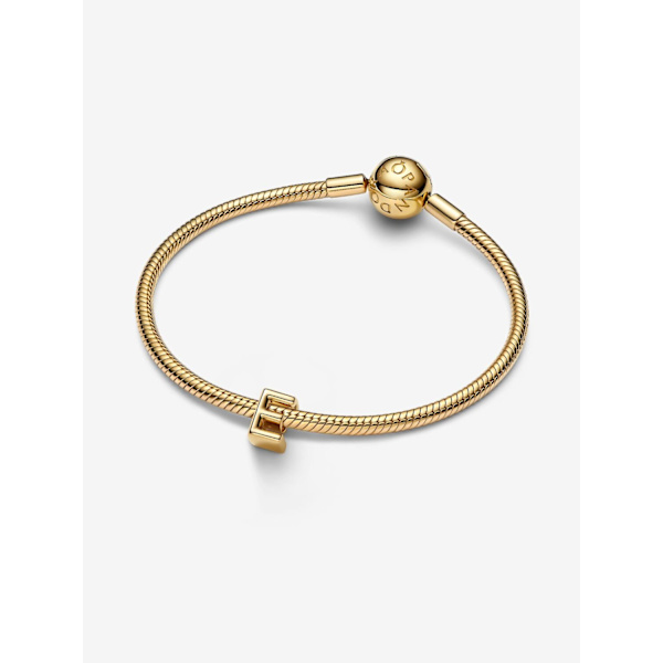 Pandora - Bokstaven E Berlock - 14k guldplätering
