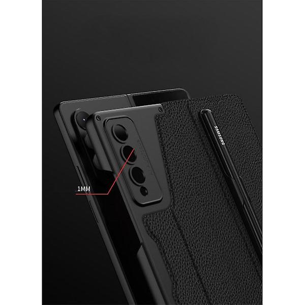 For Samsung Galaxy Z Fold 4 Etui Med S Pen Holder