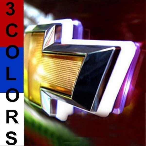3D LED Bil Styling Bageste Emblem Logo Badge Dekal Lampe Til Chevrolet Cruze Mengxi Blå Blue