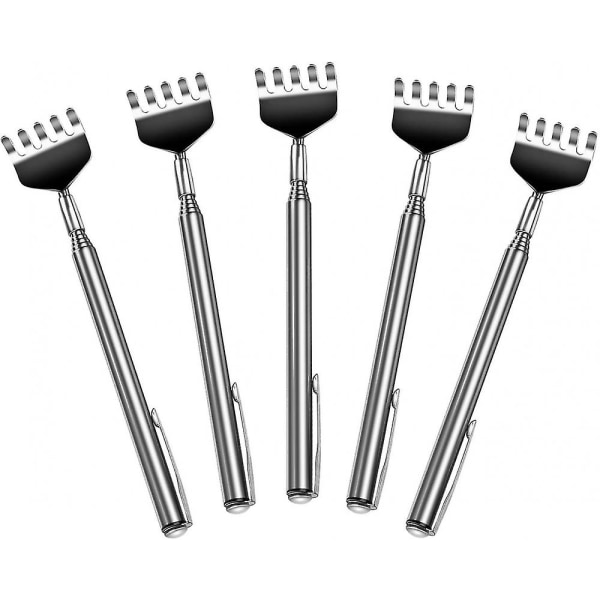 Back Scratchers 5-pack Handy, udvideligt metal håndmassageværktøj