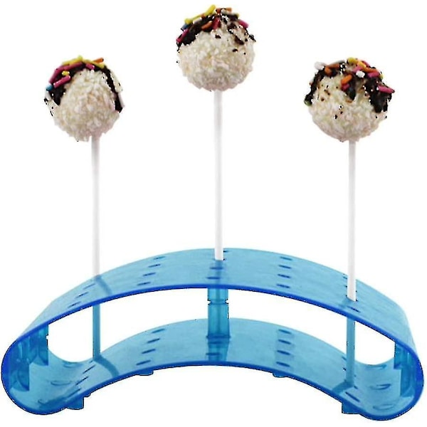 Sutteholder til op til 20 kagepops, transparent displaydekorationsserverbasehylde