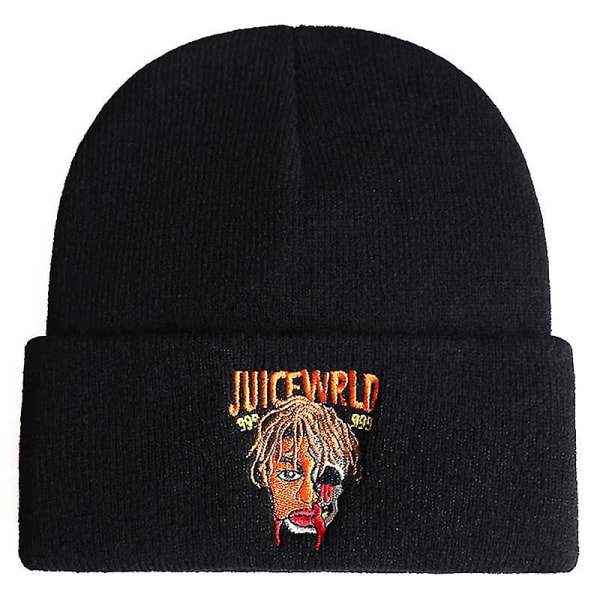 Juice Wrld 999 Beanie Broderi Vinter Hat Bomuldsstrik Hat Skullies Beanies Hat Hip Hop Strik Cap Dropshipping Casual