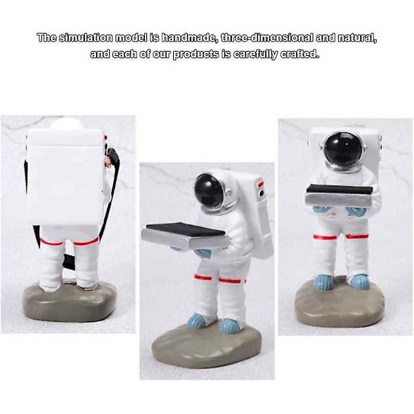 Urklokke Stativ Gammel Butler/Astronaut Harpiks Statue Modell Ur Stativ Dekorasjon Oppbevaringsstativ Jewe