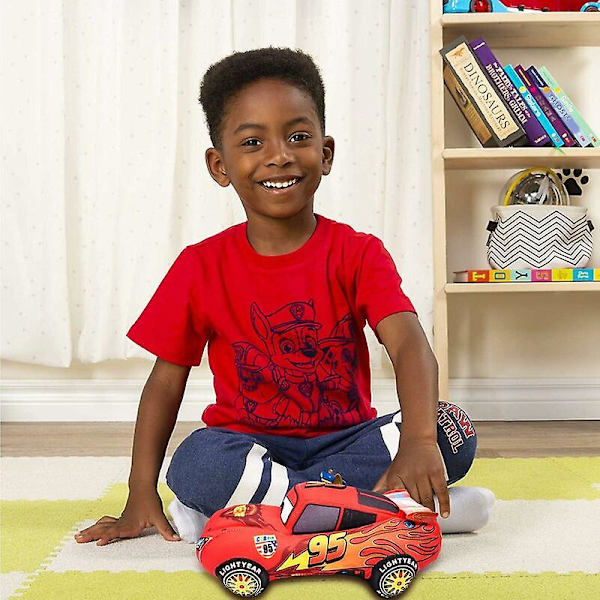 2024, Plyschleksak Lightning McQueen - Bilar Mjuk Fylld Dock Barnfödelsedag 25cm
