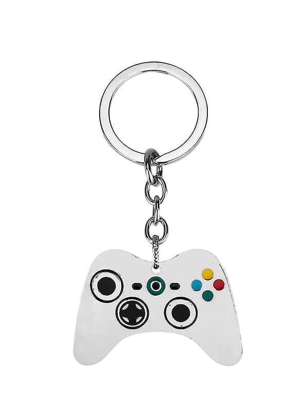 Nøglering med Game Controller til PS4-stil Kreativ Gamepad Model Mænd Bil Taske Nøgleringe Xbox/Switch-stil Nøglering Gaver
