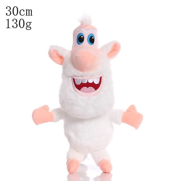 Booba Buba blød plyslegetøj 20/30/38cm tegneserie legetøj hvid gris Cooper plys bamse børn gave 20cm 30cm