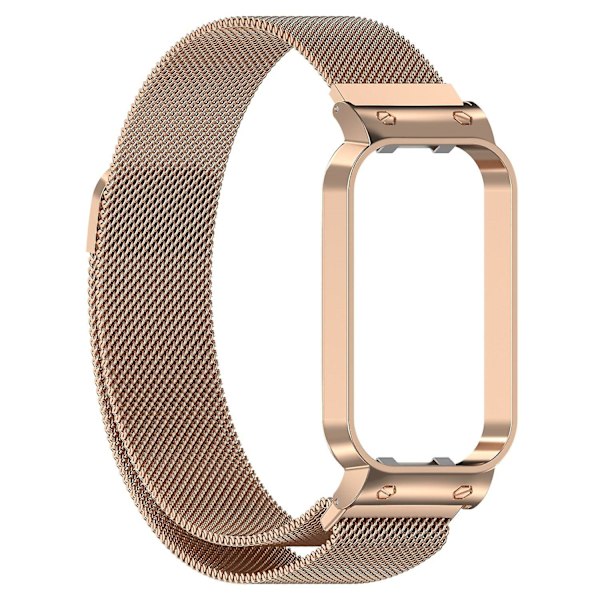 Milan magneettinen ranneke + kellokehys Xiaomi Mi Band 8 Active -laitteelle