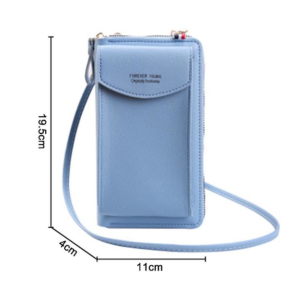 Pu Läder  Blocker Crossbody Mobiltelefon Väska Kompatibel Med Kvinnor Plånbok Handväska